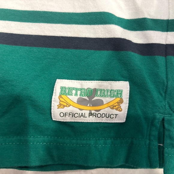 Retro Irish Striped Rugby Shirt - Picture 4 of 8